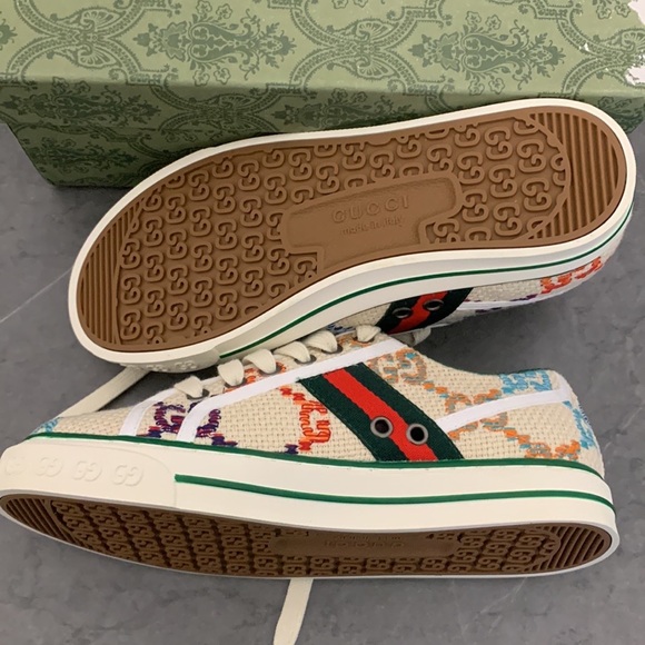 Gucci brand striped fabric-computer embroidery brand logo - Picture 3 of 4